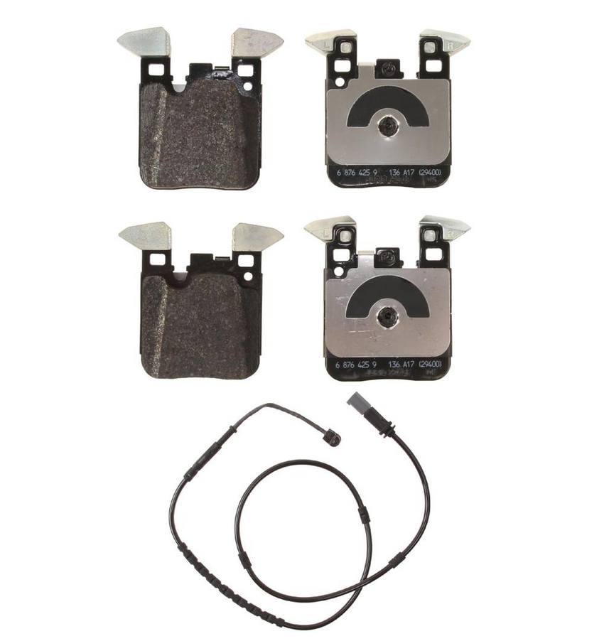 BMW Disc Brake Pad Set - Rear (w/ Sensor)